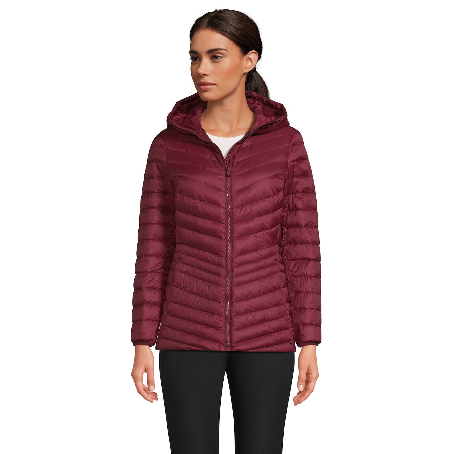 Lands end Pink Winter Ski