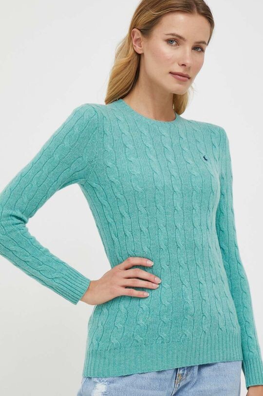 

Шерстяной свитер Polo Ralph Lauren, бирюзовый, Зеленый