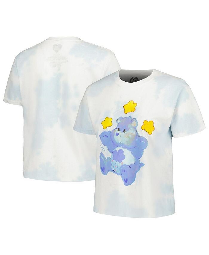 

Мужская и женская футболка Care Bears Grumpy Bear Stars с принтом тай-дай Mad Engine, синий