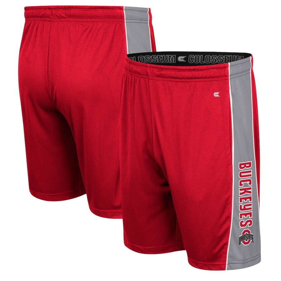 

Шорты Colosseum Ohio State Buckeyes, алый