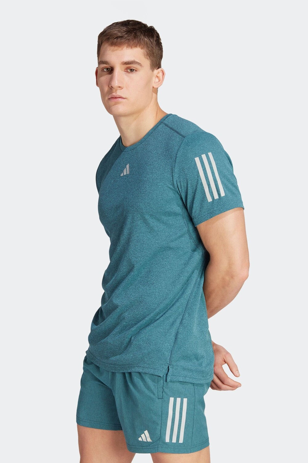 

Футболка Own Performance The Run adidas, зеленый
