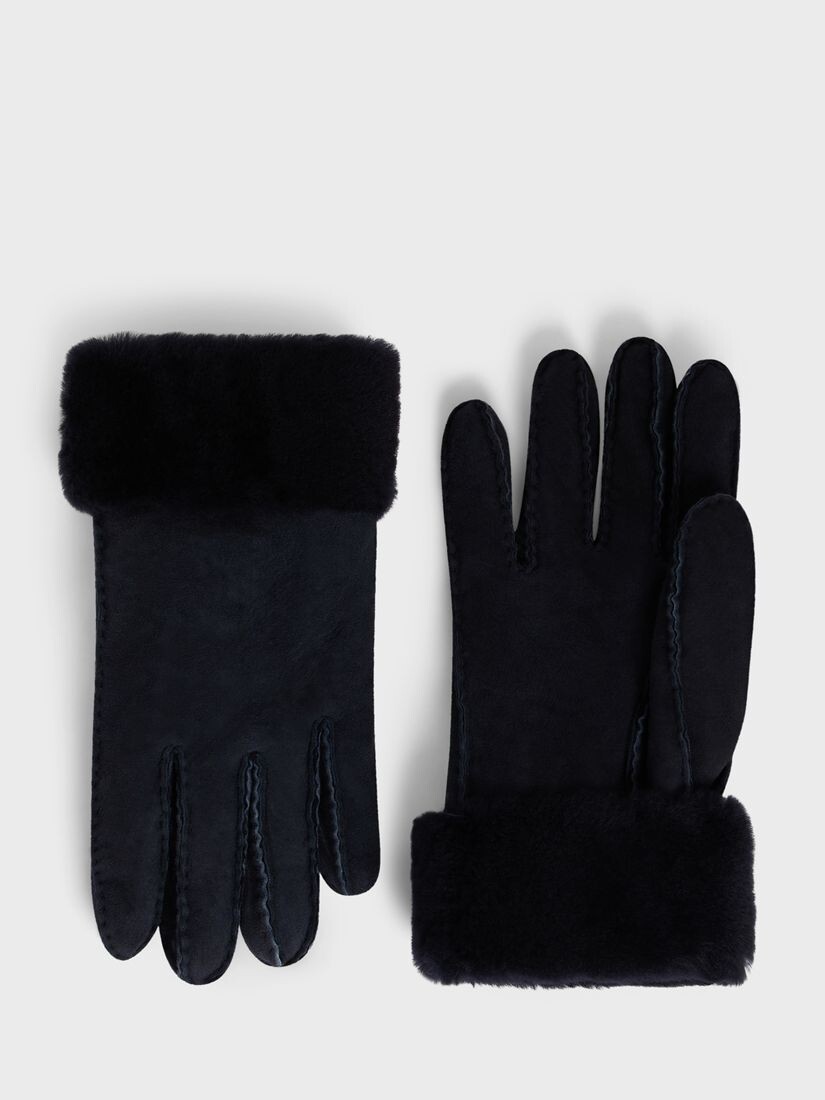 

Перчатки Фантины из овчины Gerard Darel, темно-синий