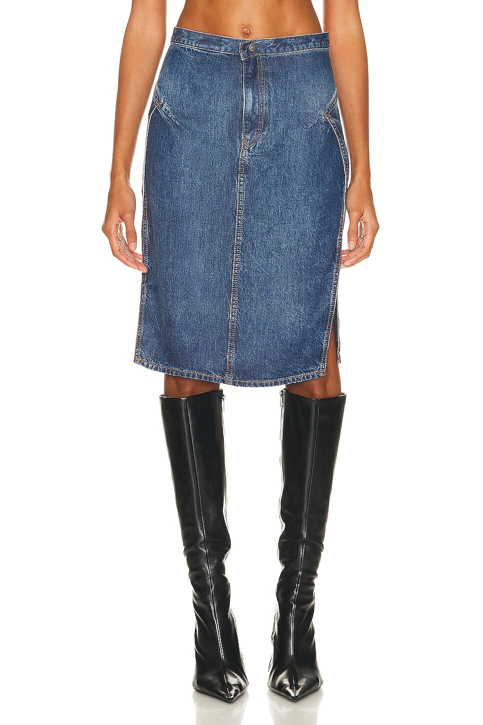 

Юбка Diesel Denim, синий
