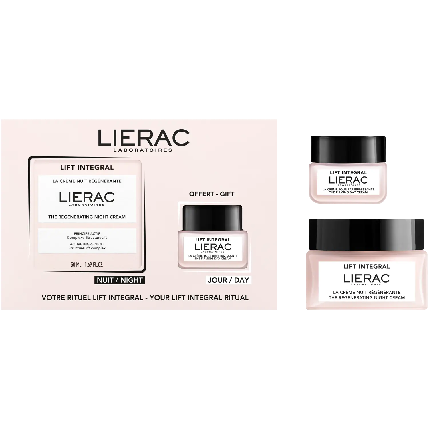 

Набор: крем для лица укрепляющий на ночь Lierac Lift Integral, 20 мл