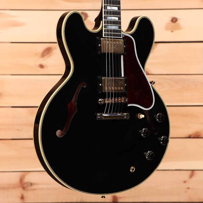 

Электрогитара Gibson 1959 ES-335 Stop Bar Ultra Light Aged - Ebony - A930900 - PLEK'd