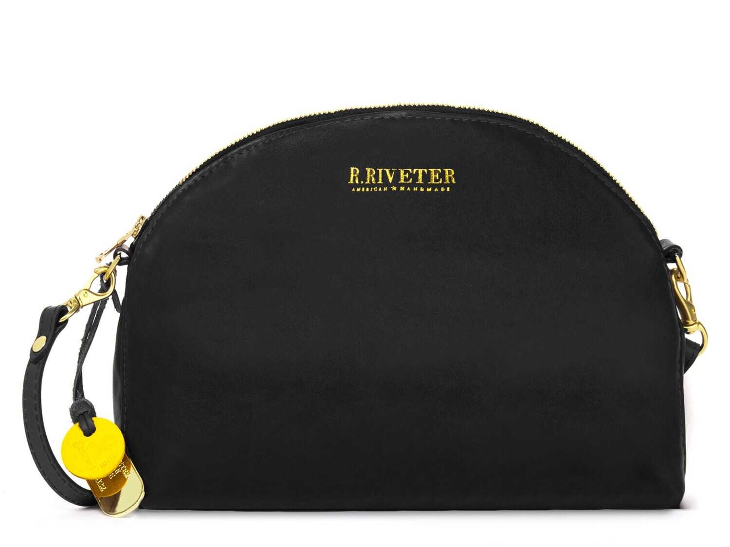 

Кожаная сумка через плечо Hopper R.Riveter, черный