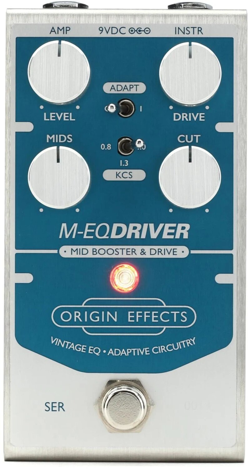 

Origin Effects M-EQ Driver Mid Booster и педаль Drive