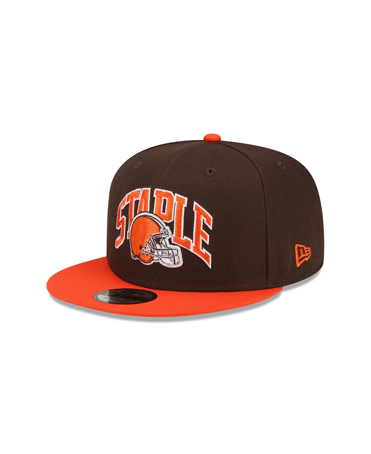 

Мужская кепка X Staple коричневая, оранжевая Cleveland Browns Pigeon 9Fifty Snapback New Era