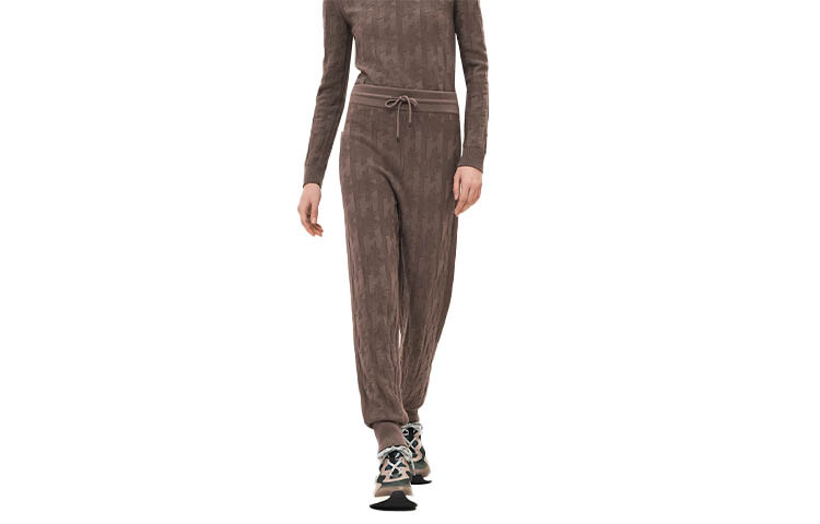 

Брюки женские Hermes с узором, серый