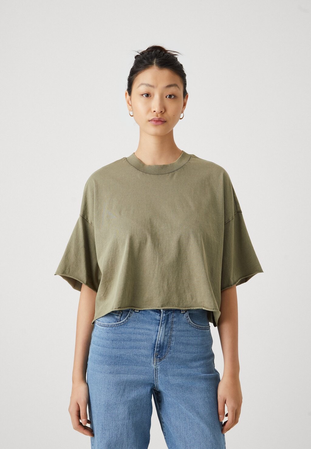 

Футболка с принтом ONLLUCY OVERSIZE TEE ONLY, цвет kalamata