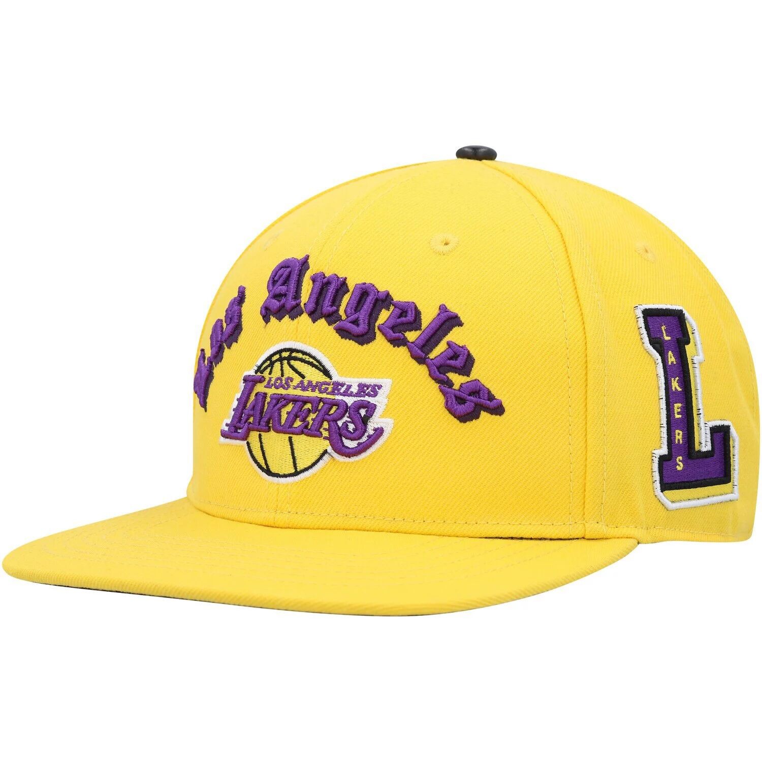 

Мужская кепка Pro Standard Gold Los Angeles Lakers Old English Snapback