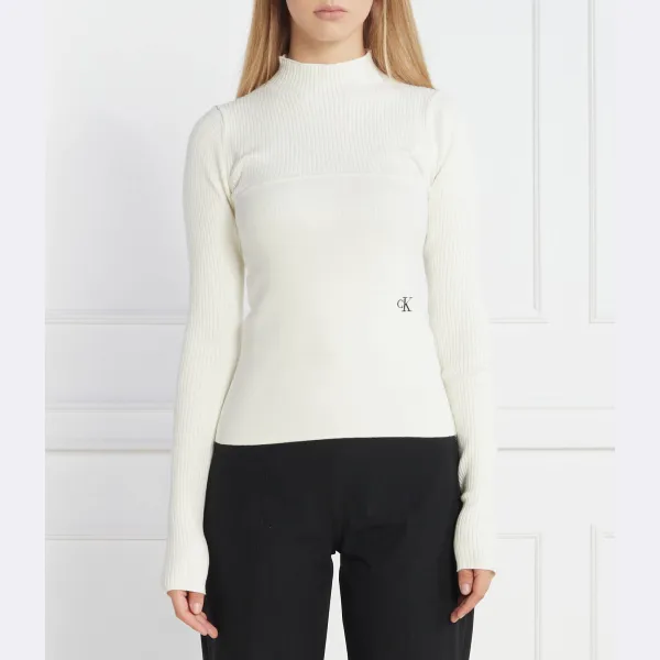 

Блузка стандартного кроя Calvin Klein, белый