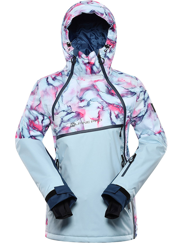Лыжная куртка Alpine Pro Omeqa, цвет Mint/Bunt