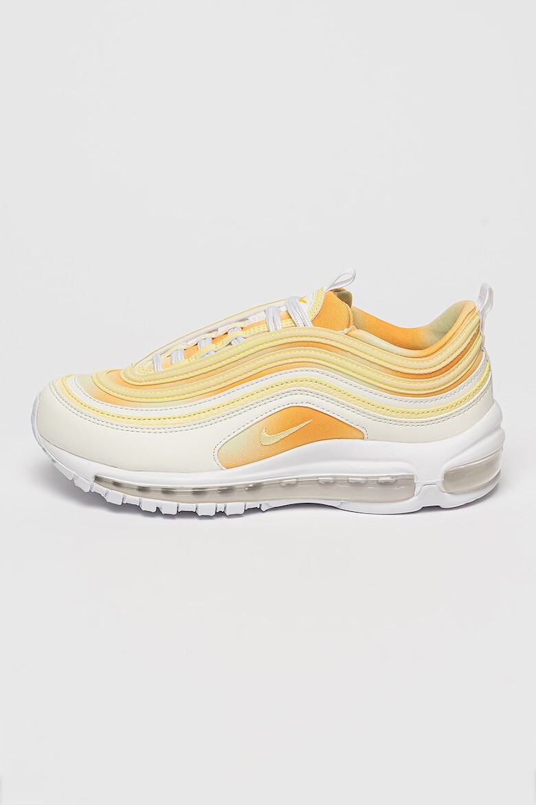 

Туфли Air Max 97 из экокожи и текстиля Nike, белый