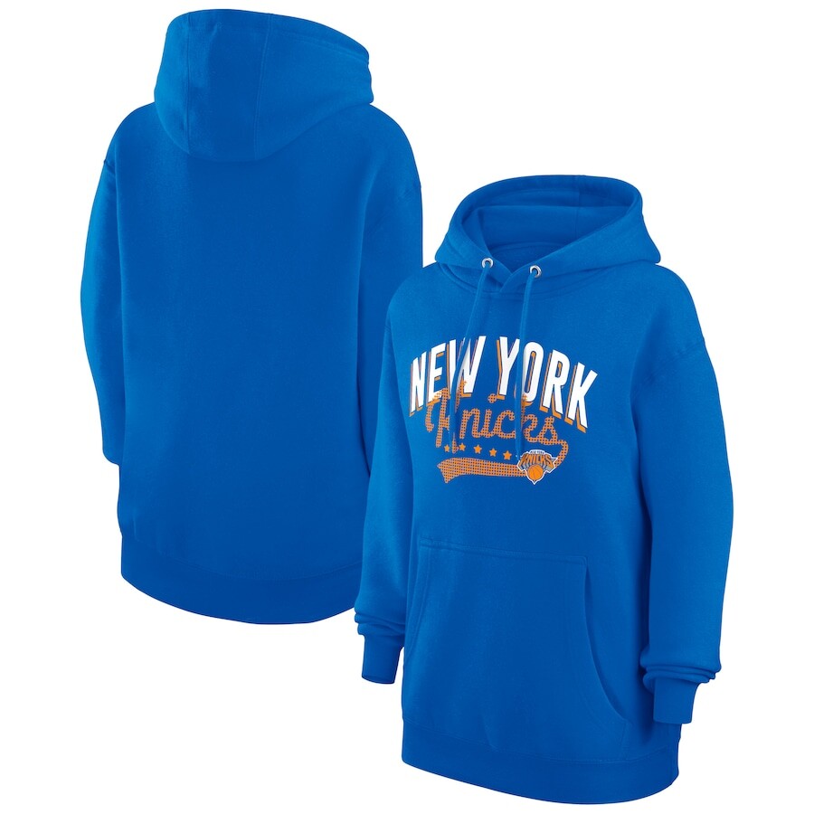 

Пуловер с капюшоном G-III 4Her by Carl Banks New York Knicks, синий