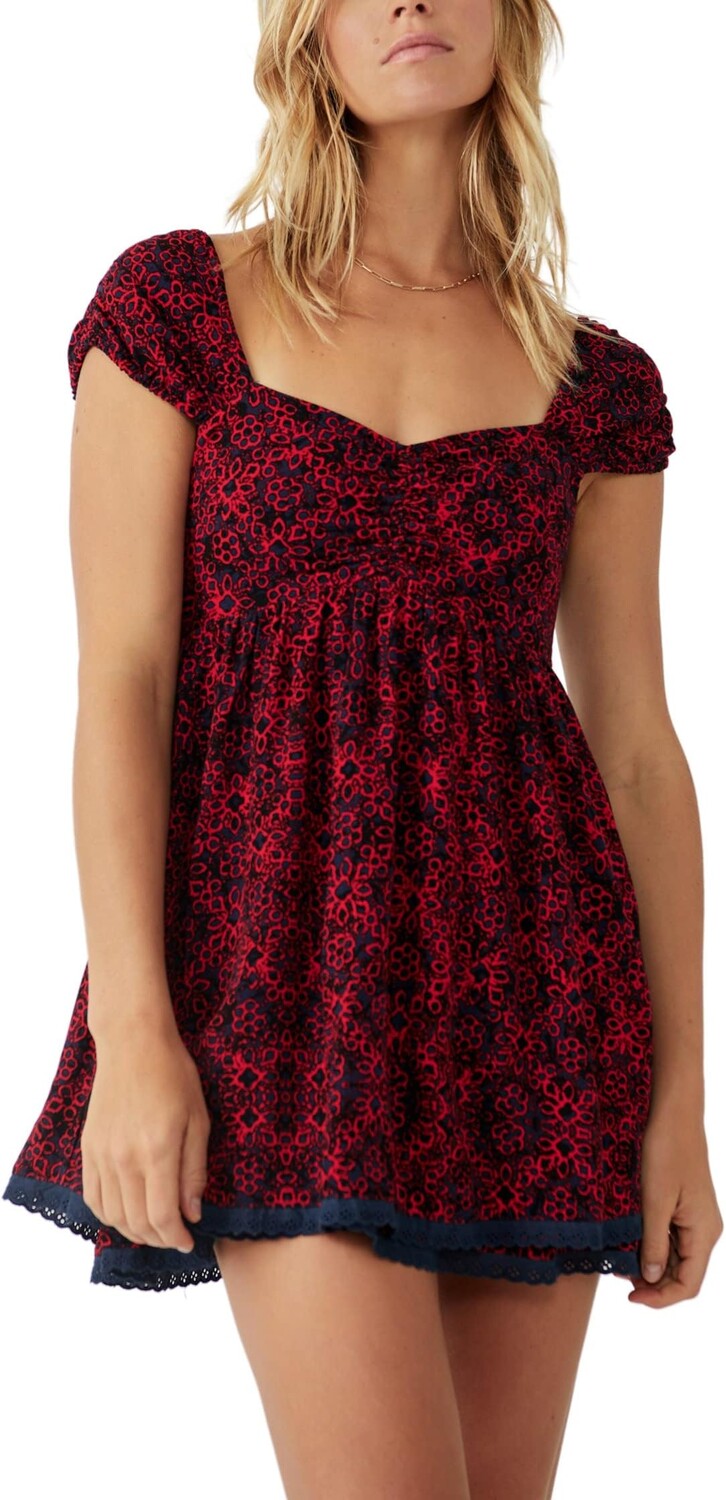 

Мини-платье Табита Free People, цвет Black Combo