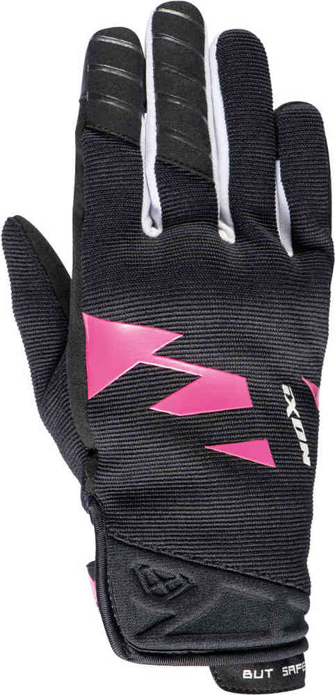 цена Женские мотоциклетные перчатки MS Fever Ixon, черный/белый/розовый