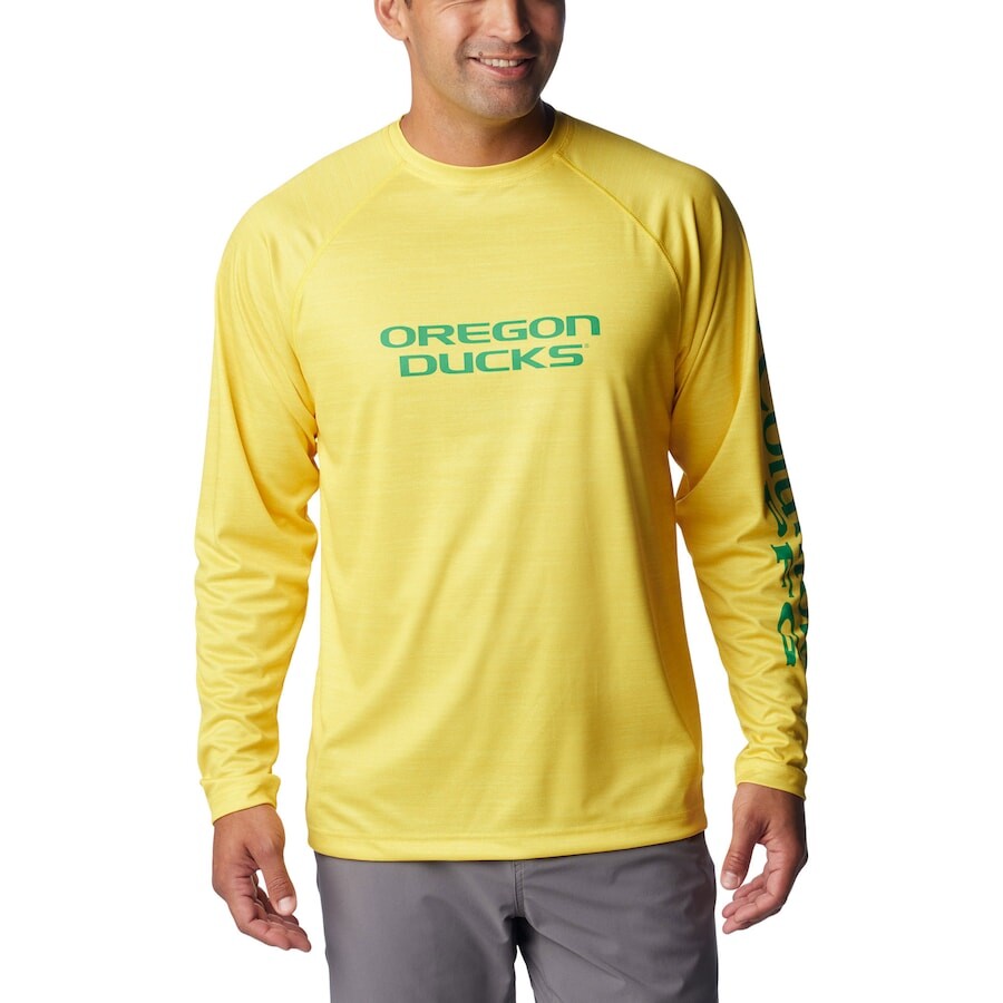 

Футболка с длинным рукавом Columbia Oregon Ducks, желтый