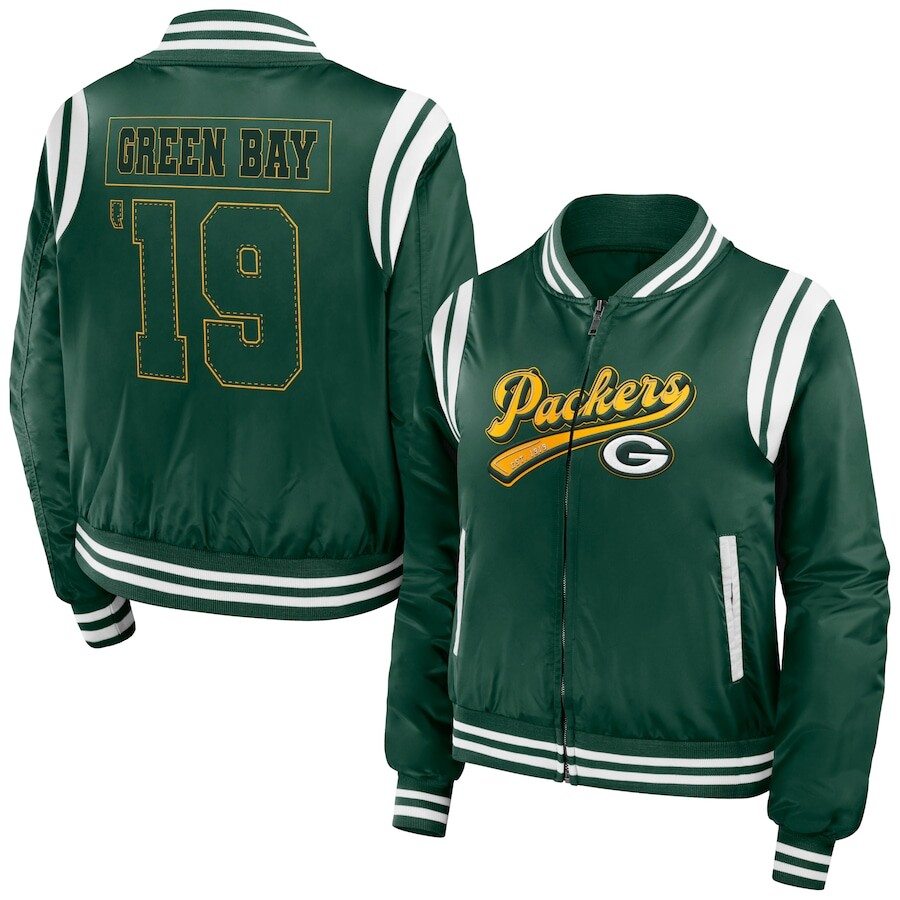 

Куртка WEAR by Erin Andrews Green Bay Packers, зеленый