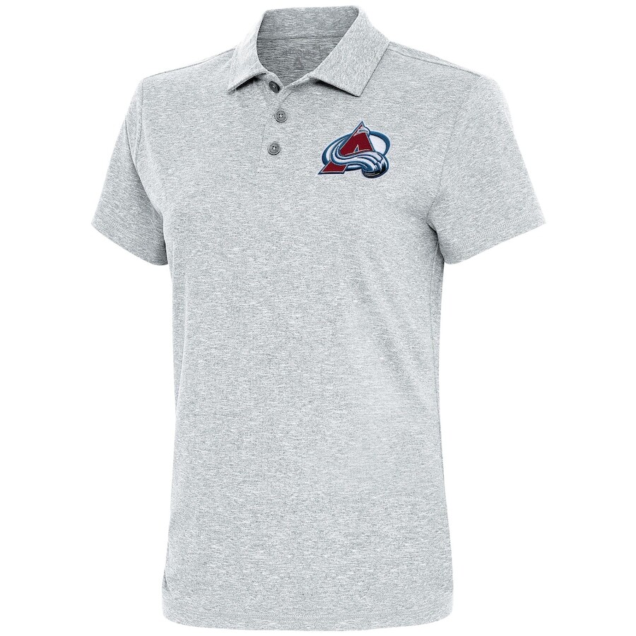 

Поло с коротким рукавом Antigua Colorado Avalanche, серый