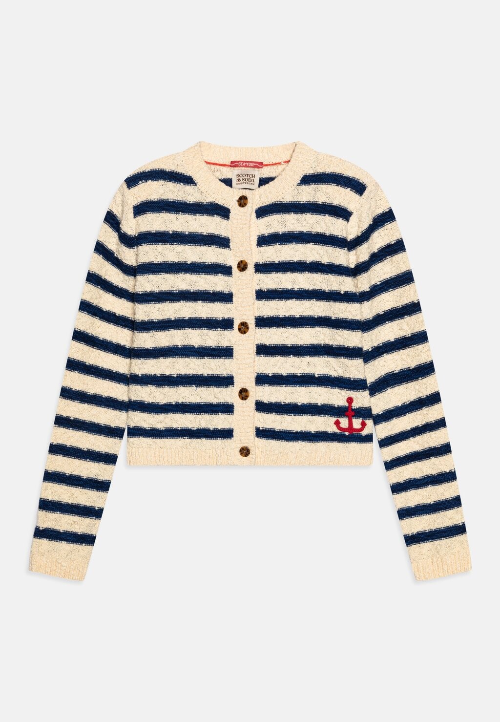 

Кардиган Stripe Scotch & Soda, цвет beige/blue