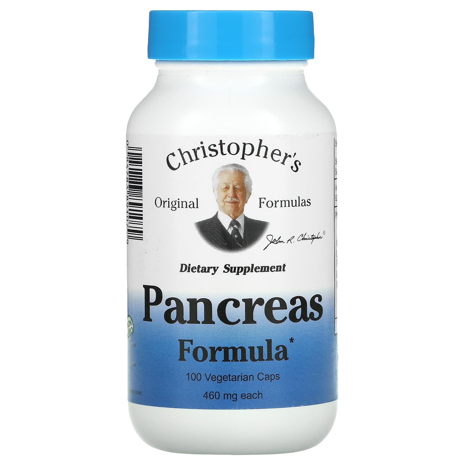 Christopher's Original Formulas Формула для поджелудочной железы 460 мг 100 растительных капсул