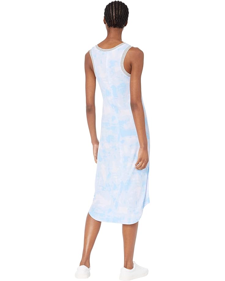 Платье Splendid Ribbed Jersey Racerback Maxi Gown, цвет Washed Tie-Dye Sky 10pc 5layer high density disposable mask adult tie dye starry sky print face masks wind and mist protect filter earloop bandage