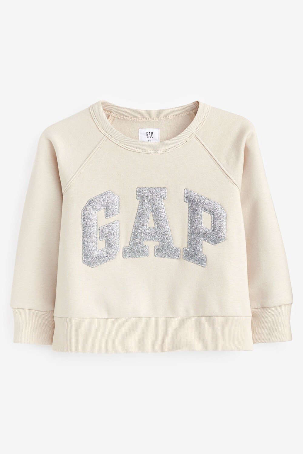

Толстовка с круглым вырезом и логотипом Gap, бежевый
