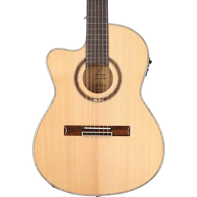 цена Акустическая гитара Ortega RCE138T4L Classical Acoustic-Electric Guitar, Left-Handed
