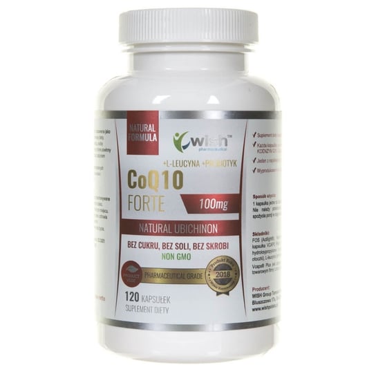 Wish Pharmaceutical, Коэнзим Q10 Форте 100 мг, 120 капсул коэнзим q10 форте будь здоров 30 капсул по 700 мг