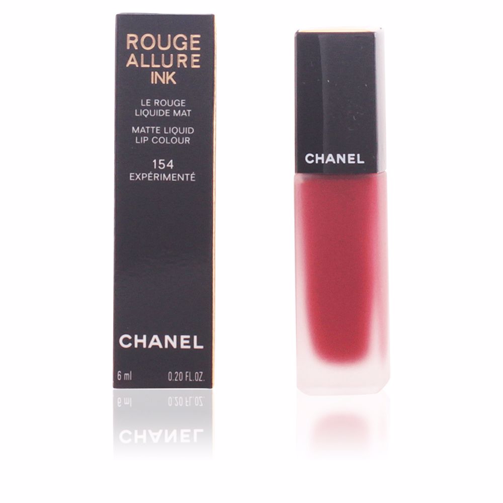 стойкая жидкая помада для губ chanel rouge allure laque 5 5 мл Губная помада Rouge allure ink le rouge liquide mat Chanel, 6 ml, 154-expérimenté