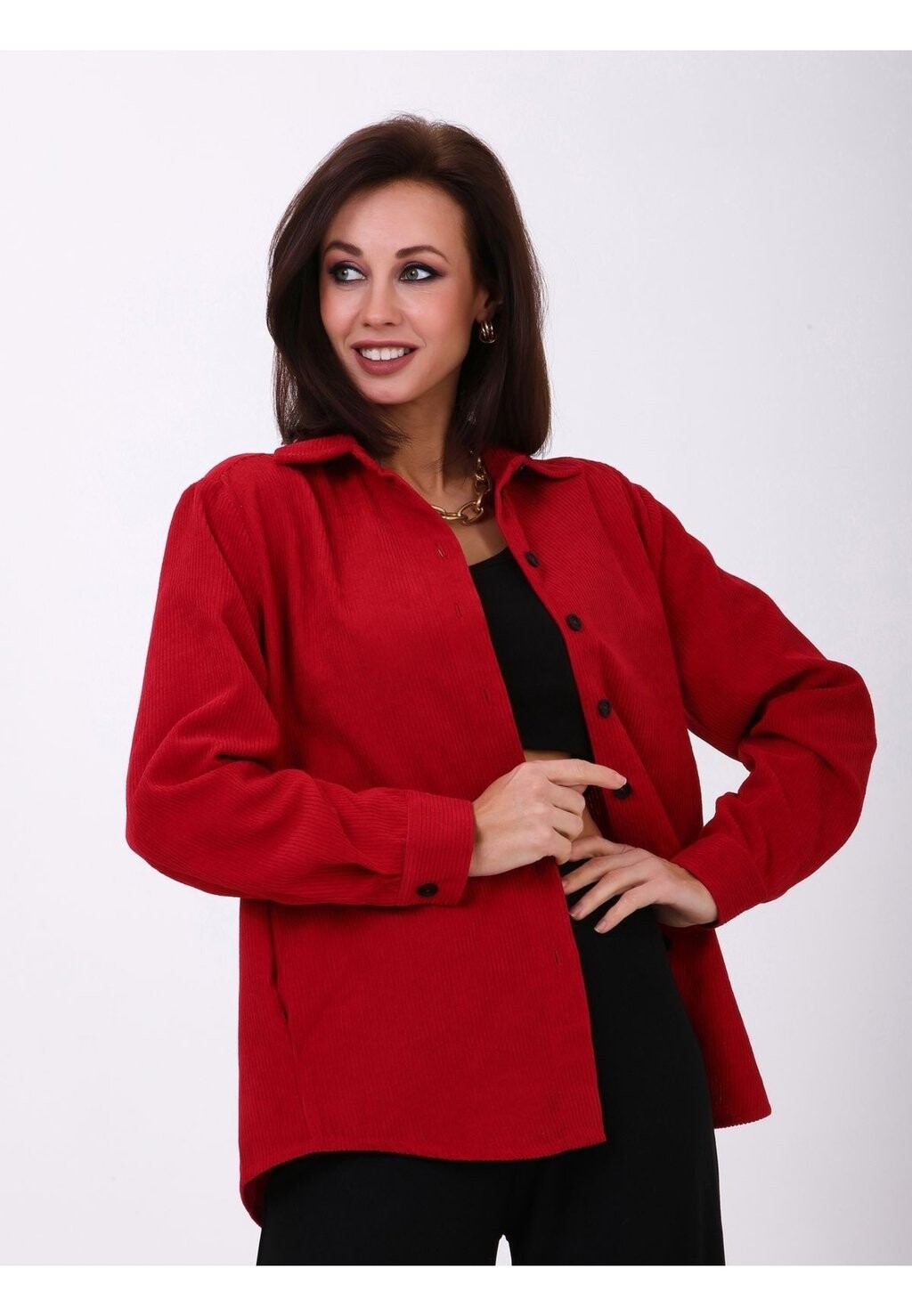 

Рубашка Awesome Apparel, красный
