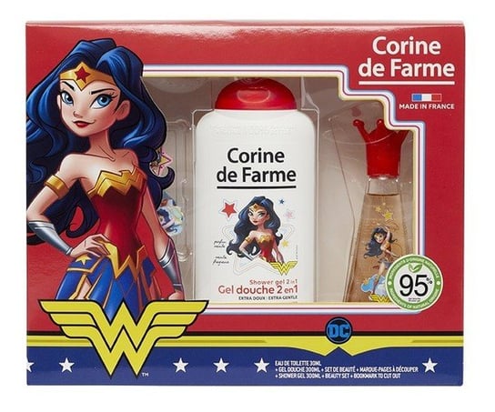 corine de farme nail polish remover Подарочный набор для девочки Чудо-женщина, 4 шт. Corine De Farme Disney