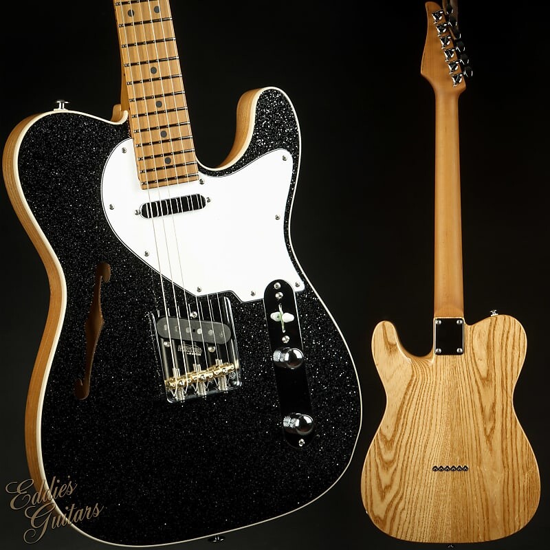 

Электрогитара Suhr Eddie's Guitars Exclusive Custom Classic T Roasted - Black Sparkle