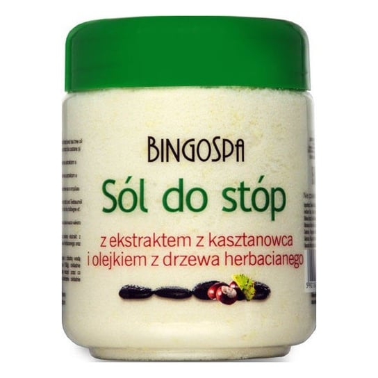 Соль для ног Bingospa с конским каштаном 550г, BINGO SPA
