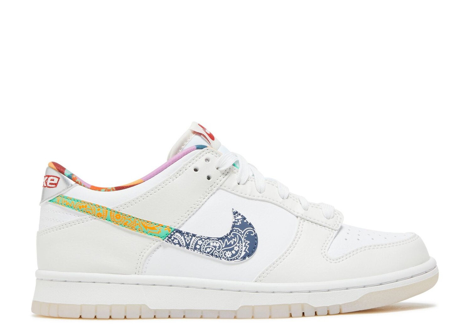 

Кроссовки Nike Dunk Low Gs 'Multi-Color Paisley', белый