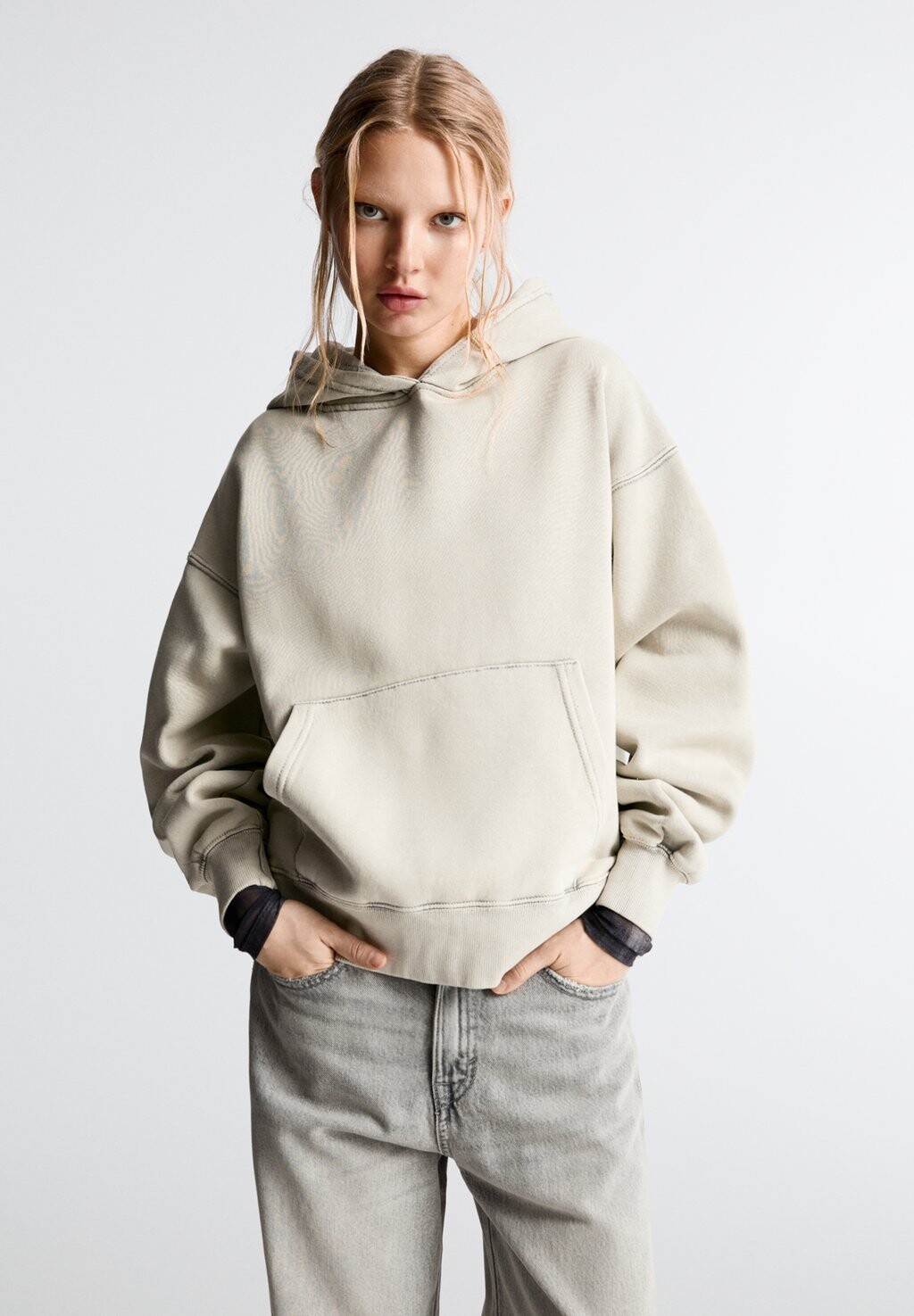 

Толстовка FADED PULL&BEAR, цвет sand