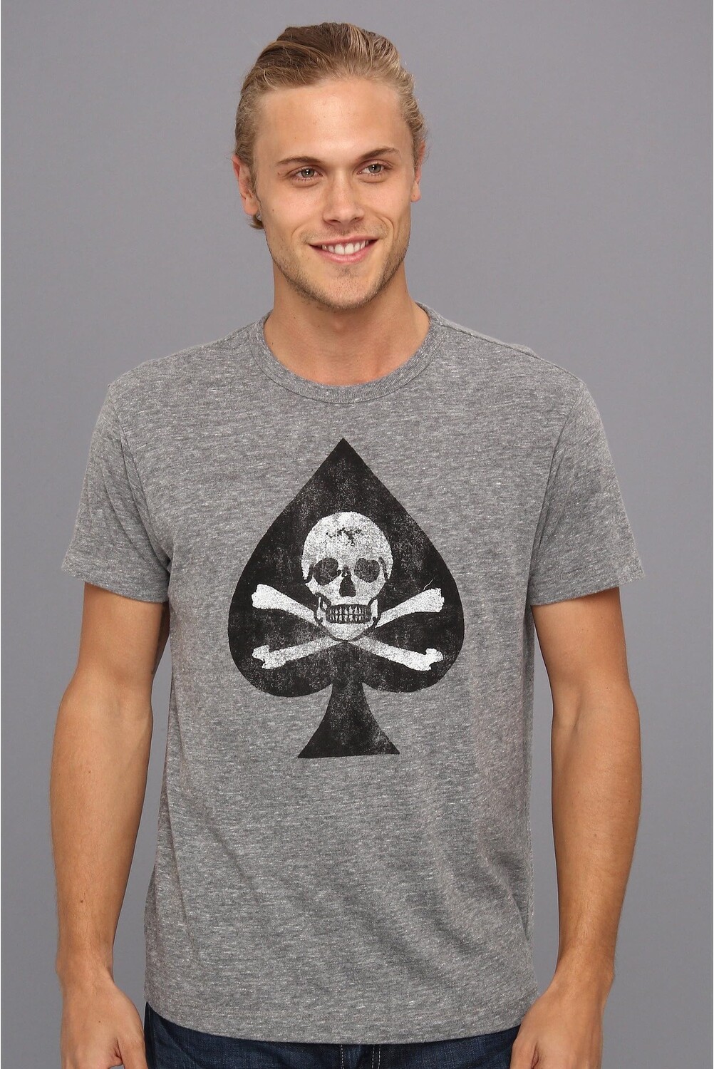 

Футболка Tailgate Clothing Co. Cross Bone Spade Tee, цвет Grey Heather