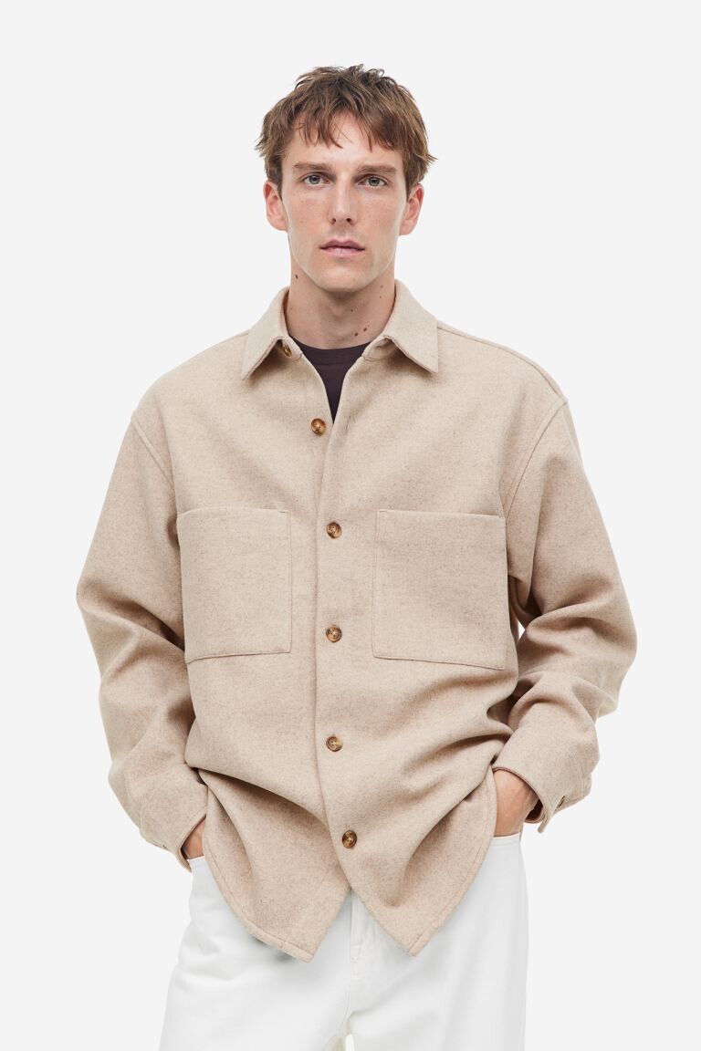 

Рубашка-рубашка свободного кроя H&M