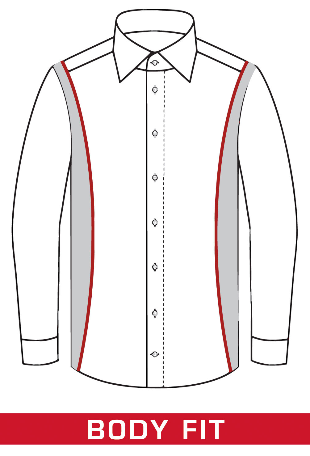 

Рубашка MARVELIS Body Fit Easy To Wear, синий