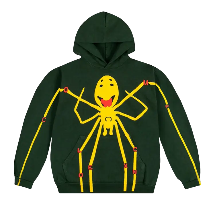 Худи Cactus Plant Flea Market Complexcon Smiiiiley Spider Legs 'Dark Green', зеленый спортивные брюки cactus plant flea market complexcon smiiiiley spider wide leg black черный