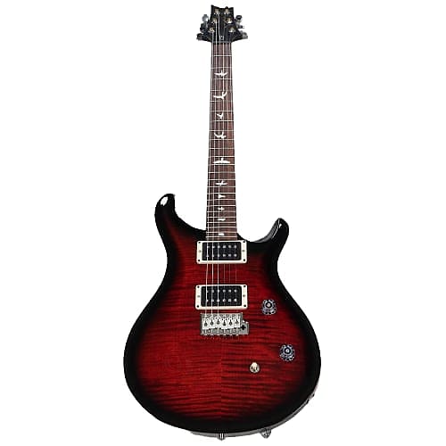Электрогитара PRS CE Custom 24 Electric Guitar - Fire Red Smokeburst with Black Satin Neck