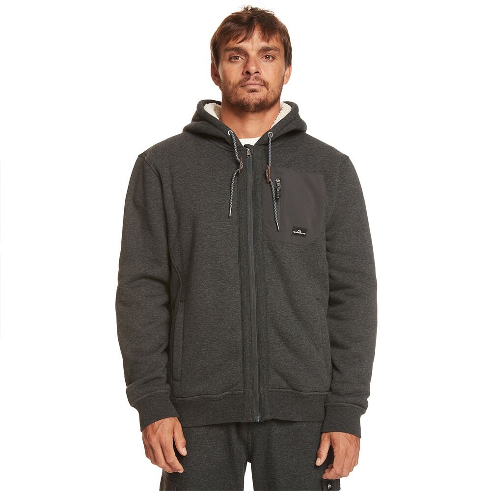 

Толстовка Quiksilver Out There Full Zip, серый