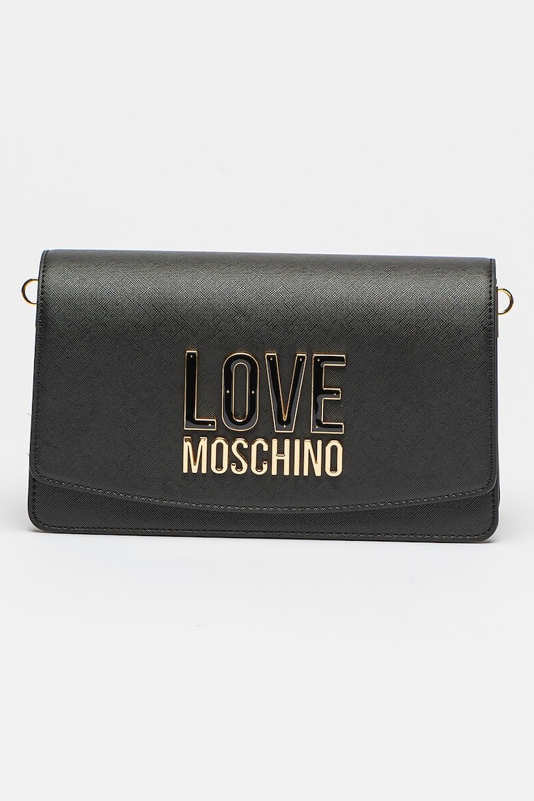 

Сумка из экокожи со съемными лямками Love Moschino, черный