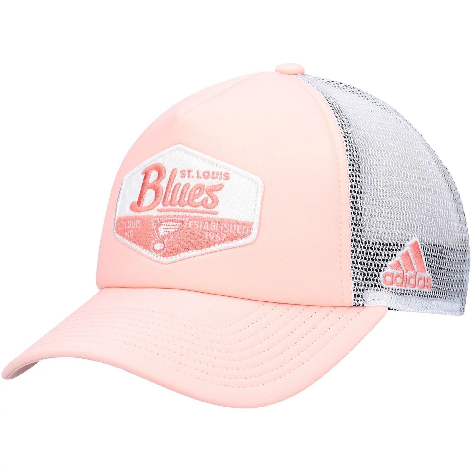 

Мужская кепка adidas Pink/White St. Louis Blues Foam Trucker Snapback