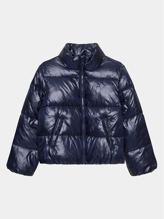 

Пуховик стандартного кроя Tommy Hilfiger, синий