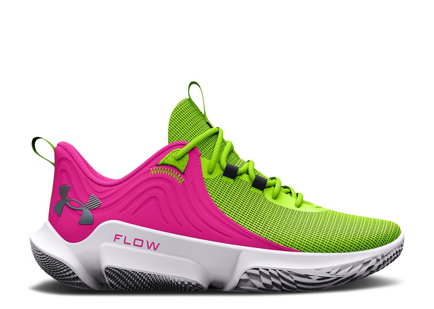 

Кроссовки Under Armour Flow Futr X 2 'Lime Surge Rebel Pink', зеленый