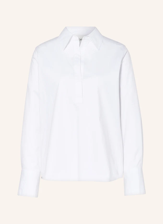 Блузка-рубашка Closed, белый блузка рубашка с льном closed синий