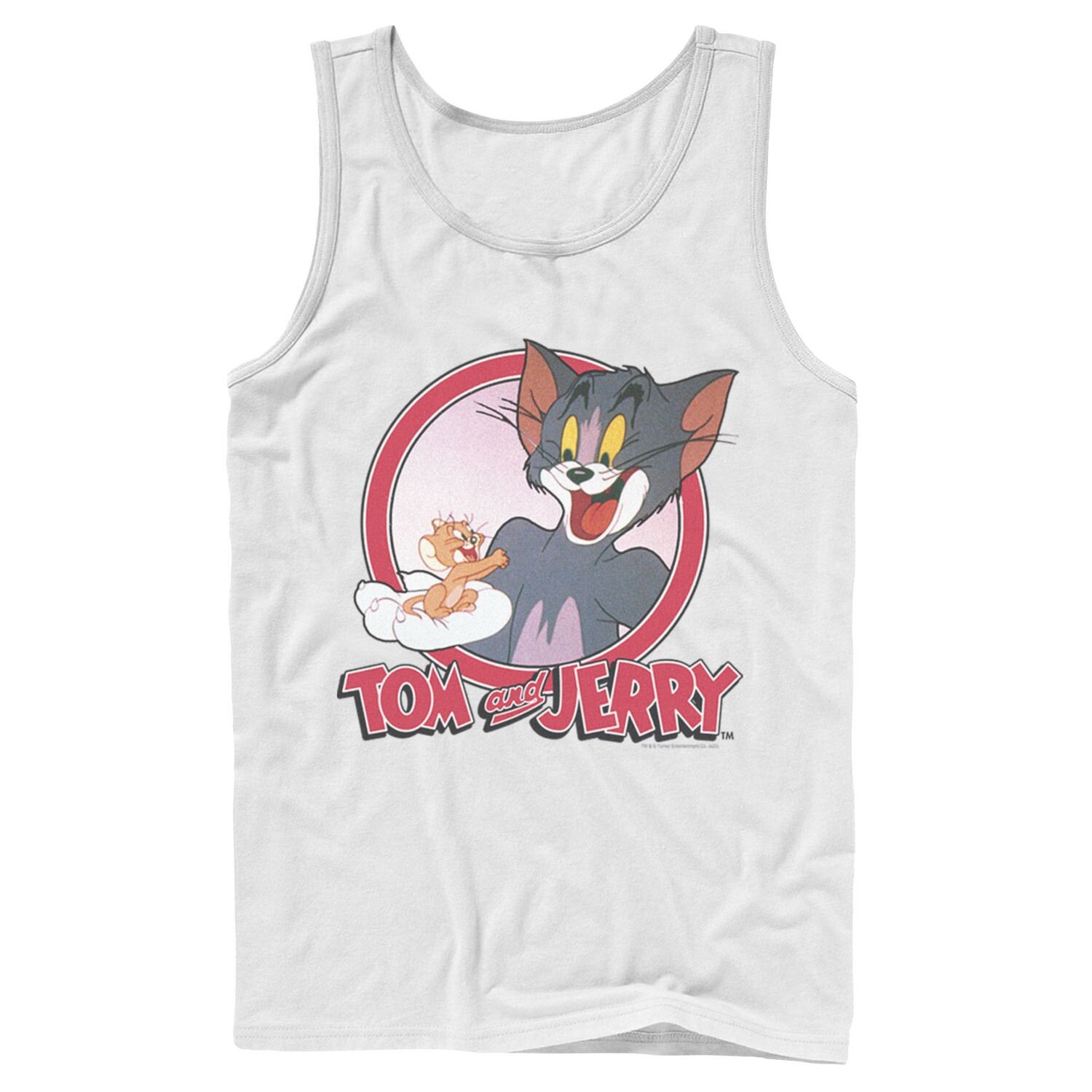 

Мужская портретная майка в стиле ретро Tom And Jerry Licensed Character