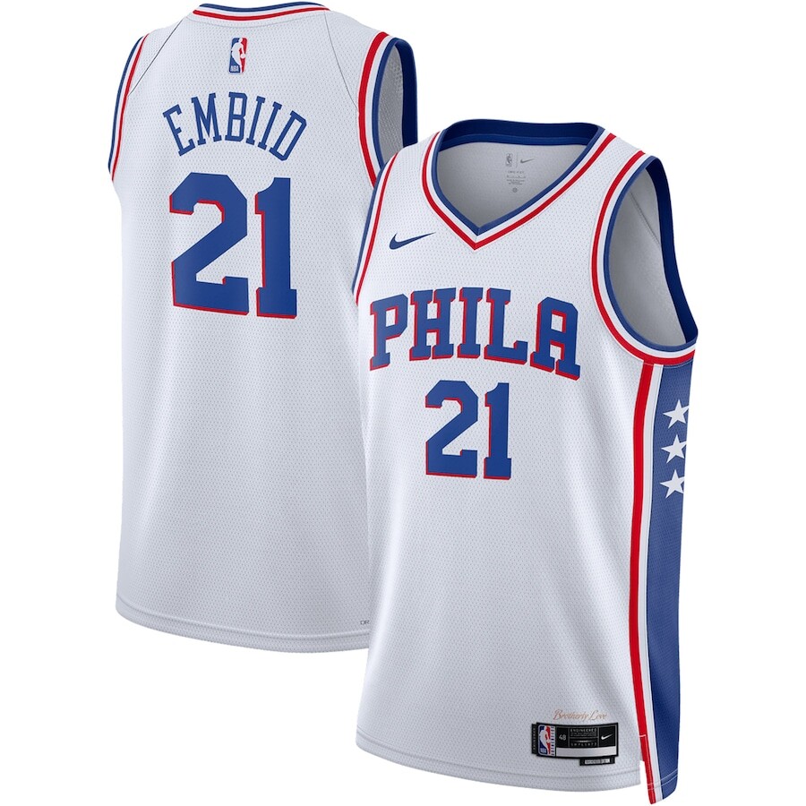 

Джерси Nike Philadelphia 76Ers, белый